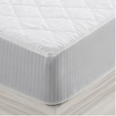 Degrees home - Breathable Padded Mattress Protector Adjustable Dust Mite Proof Mattress Protector for Bed 80 x 190/200 cm