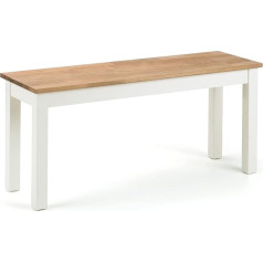 ‎Julian Bowen Julian Bowen Coxmoor White and Oak Bench