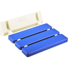 Makidar Folding Shower Seat Shower Chair (Blue)