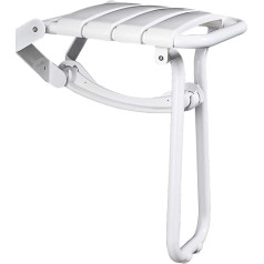 Sjmdzz Folding Shower Seat, Wall Mounted Bathroom Seat, Elderly Disabled Safety Bath Chair, Bath Stool, Wall Stool, Shower Stool, Maximum Load Capacity 200 kg