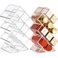 Bustlwor Lipstick Organiser, Dressing Table Organiser, Storage Box, Dressing Table, Suitable for Bedroom, Bathroom, Tables and Other Places, NO