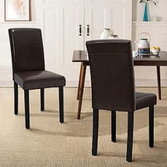 Nicbex Dining Chair Brown