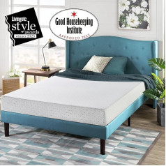 Zinus Green Tea Memory Foam Mattress Bed Mattress Conventional Memory Foam Textile White Double