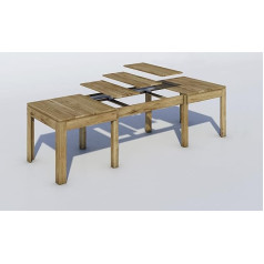 Esstisch The Transformation Artist Wild Oak Solid 160 x 90 cm Expandable to 310 x 90 cm