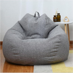 Bggiwy Bean Bags Large Small Lazy Sofas Cover Linen Chairs Lounger Seat Couch Tatami Living Room Without Filling Sofa Bag