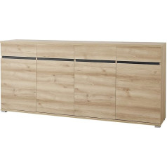 Germania Die Möbelmacher Germania 3479-228 Sideboard GW-Lisbon in Beech Imitation Beech 192 x 88 x 40 cm (W x H x D)