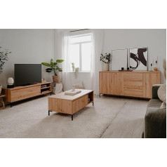 Möbelando Living Room Set Corsica (3 Pieces) in Artisan