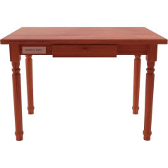 Magnetic Mobel Dining Table with Drawer Kitchen Table Solid Pine Restaurant (50 x 60 cm, Calvados)
