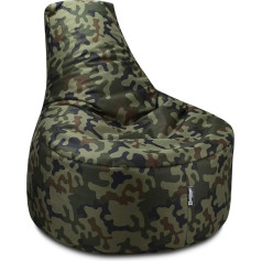 Bubibag Adults’ Children's Giant Beanbag Gamer Bean Bag Indoor Outdoor Bean Bags Gaming Seat Cushion Lounge Floor Bean Bag School Nursery Diameter 80 cm Different Colours