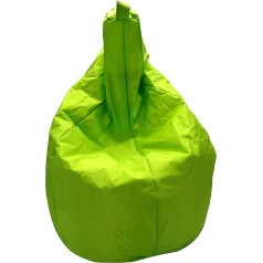 13Casa Plain Bean Bag Green Colour 80 x 120 x 80 cm