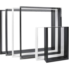Natural Goods Berlin 2 x Natural Goods Berlin table runners/frame, black, industrial & white, all sizes, seat back holder; DIY dining table, desk, coffee table, bench, easy assembly