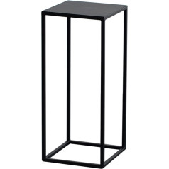 Generic Konsolentische für den Flur, schmaler Beistelltisch, Präsentationsständer, Pflanzenständer aus Metall, 30–90 cm Höhe, Konsolentische für die Ecke, Balkon, Terrasse, Flur, Café-Konsolentisch
