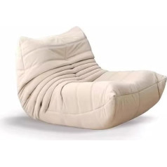 Eines Sofas for Small Spaces, Nordic Lazy Sofa, Small Faux Sofa, Floorstanding Leisure Lounge Chair, Suitable for Living Room, Balcony, Bedroom, etc. Living Room Furniture (Colour: A, Size: 90 x 105 x 70