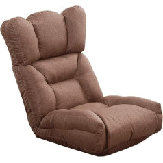 Anifm Klappbares Sofa, verdickte Innenliegen mit Rückenlehne, Sofa-Stuhl, klappbarer Lazy-Sofa-Stuhl, Rennstuhl, Couch-Betten, Lounge-Stuhl (braun), kleine Überraschung Comfortable Anniversary