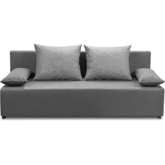 Bonni Grey BS10 Plus Sofa with Bed Box and Sleep Functions, Folding Sofa, Sofa Bed, Sofa Bed, Couch from Manufacturer, Couch, Couch Set, Sofa Set, Bed Box