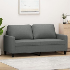 Utsrabfa Sofa Bench, Dining Room, Corduroy Sofa, Kitchen Sofa, 2-Seater Sofa, Dark Grey, 140 cm, Fabric, Suitable for Bedroom, Dining Room, Apartments, Lofts