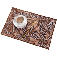‎Phtoit PHTOIT Blatt Tisch Set Hoch End Hotel Restaurant Bronzieren Isolierung Kaffee Tisch Set Dekoration Tisch Set