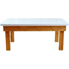 Klapptisch, einfacher niedriger Tisch, gepolsterter Schreibtisch, Schreibtisch, Innenbereich, Couchtisch, robust, kompakt, modisch, Mitteltisch, Breite 60/70/80 cm/60 cm * 40 cm * 25 cm, Fe