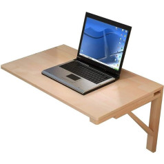 SLEEVE Klapptisch, Nordischer Computertisch aus massivem Holz, klappbarer Wandtisch, Wandschreibtisch für die Küche, Wohnzimmer, Computer-Organizer, Kinderarbeitsplatz, Esstisch, Klapptische