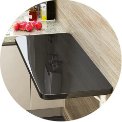 Home Klapptisch, Kleiner Familien-Esstisch, Wandtisch, zusammenklappbarer Arbeitsplatten-Esstisch, Kleiner Tisch an der Wand, schmaler Schreibtisch, in Einer Sekunde zusammenklappbar