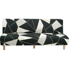‎Beacon Pet Beacon Pet Stretch Sofa Protective Cover Printed Futon Cover Fitted Furniture Protector Elastic Polyester Spandex Washable Armless Sofa Cover Foldable Couch Shield Sofa Cover Machine Washable