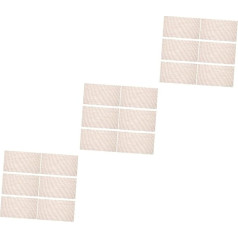 Aboofan 18 STK Tischset Kinder platzset Kitchen mat tafeltücher Dining Table Set essunterlage esszimmer flexin Küchenarbeitsplatte Platzdeckchen waschbar Untersetzer Schreibtisch Matte PVC