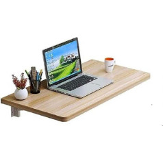 Ruanlov Wandklapptisch, Klappbare Werkbank, Geeignet für Kleine RäUme, BüRos, KüChentheken, Kinderschreibtische, Computertische, Zusammenklappbare Wandmontage (A 90x40cm)