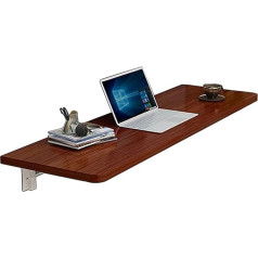 wandklapptisch klapptisch Wand wandtisch klappbar, An der Wand montierter Klappschreibtisch, Drop-Leaf-Tisch, Holzmontierter Klapptisch, herunterklappbarer schwebender Schreibtisch für klein