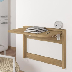 Szitw Wall Dining Table Kitchen Table Wall Folding Table Wall Desk for Small Spaces Computer Desk Work Chairs Laundry Room for Bedroom, Living Room, Bathroom (Color : Orig