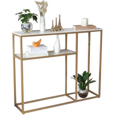 Wouy Laptopständer für Bett Eingangstisch, Marmorregal Home Console Sofa Tischseite Couchtisch Wohnzimmer Möbel