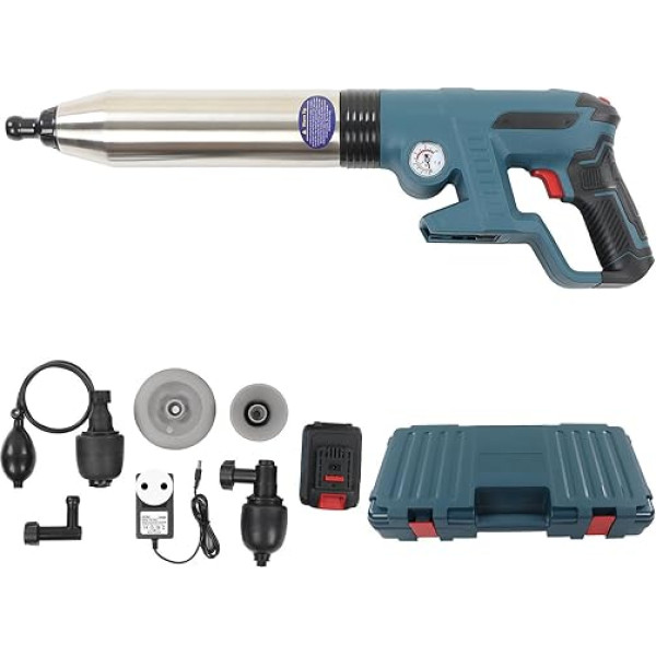 Electric Toilet Plunger, Toilet Blockage, Removing High Pressure Toilet Plunger, Drain Blockage Blaster with Lithium Battery for Toilet, Sink, Bathtub