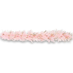 Elegant bridal feather boa