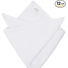 DuDu N Girlie 12 x Hochwertige Frottee-Babywindeln, 100% superweiche Baumwolle, sehr saugfähig – langlebig