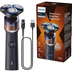 Philips Shaver Series 5000X Electric Shaver for Wet and Dry Shaving, Skin Protect Technology, Flexible 360 Degree Shaving Head, Charging in 1 Hour/5 Min Quick Charge (Model X5012/00)