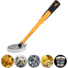Asixxsix Diving Metal Detector, 30-60 Metres, IP68 Fully Waterproof Handheld Metal Detector, Outdoor Treasure Hunt, Sound Light, Vibration, Underwater Metal Detector for Gold, Silver, Copper