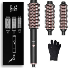 Thermal Brush, OKWRAP 30/38/45mm 3 en 1 Thermal Brush set, 3 Ersatzbürsten Hot Brush Rundbürste, Volumen Haar Kamm mit 110–190 ℃ Digitalanzeige, Thermo Bürste für Wurzelvolumen und Lockere Locken