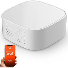 Extralink Smart Life Multi-function Gateway, Zigbee Gateway, Communication Centre for Intelligent Sensors and Devices in the Home, Tuya Smart App, IFTTT, Night Light, House Bell, Sound and Light Alarm