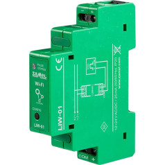 Supla Zamel Subtle Universal Easy to Configure Data Transfer Solid Compact Easy to Use WiFi Pulse Counter LIW-01 Green