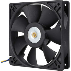 Ccylez 12 V 0.8 A 12 cm 4-pin industrial fan, 3000 cm 110 CFM server cooler, DC fan for extreme cooling or server use, DC12 V 0.8 A 12 cm server fan.