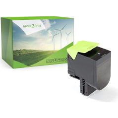 Green2Print Toner Black 1000 Pages Replaces Lexmark C2320K0 Suitable for Lexmark MC2325adw, MC2325, MC2425adw, MC2425, MC2535adwe, MC2535, MC2640adwe, MC2640, C2325DW, C2325, C2425 c242 c25, C25