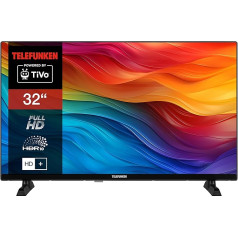 Telefunken 32 Inch TV/TiVo Smart TV (Full HD, HDR, HD+, 6 Months Incl. Triple Tuner) XF32TO750S
