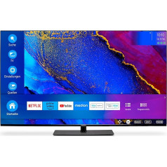 MEDION X16517 (MD 30723) 65 Inch TV (Smart TV, 4K Ultra HD, Dolby Vision HDR, Dolby Atmos, Netflix, Prime Video, MEMC, Micro Dimming, Bluetooth, PVR)