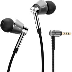 1MORE E1001-SILVER - Triple Driver In Ear Kopfhörer Silber ,L