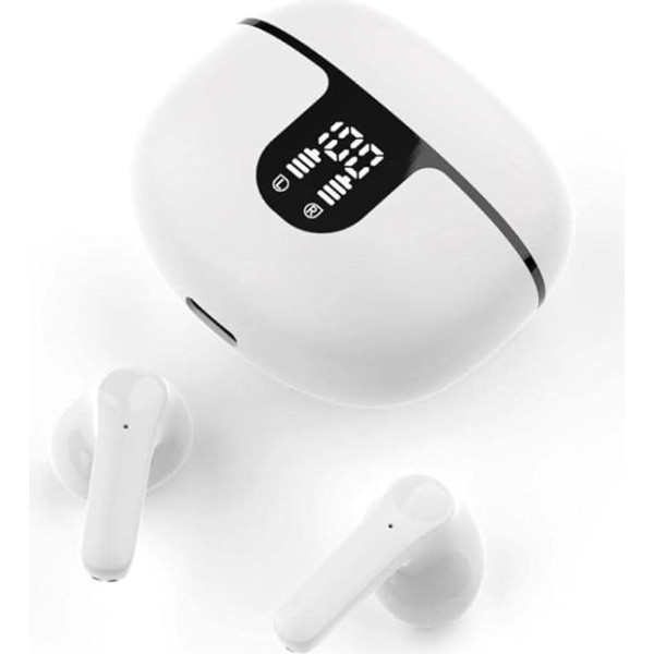 Rawrr Bluetooth Kopfhörer,Kopfhörer Kabellos 5.1 HiFi Stereoklang,IPX7 Wasserdicht Wireless Kopfhörer,Touch Control Earbuds für iOS,LED Anzeige Wireless Headphones, Andriod