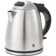 WMF Stelio stainless steel kettle, 1.2l, with filter, 2400 W, wireless, illuminated water level indicator, lime water filter, matt cromargan
