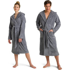 Möve Unisex Adult Super Fluffy Hooded Coat (Pack of 1)