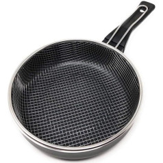MGE - Frying Pan - Quick Induction - Frying Pan - Fryer - Wok - Black - 26 cm