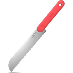 Trebonn - Bread Knife, Serrated Bread Knife, Japanese Stainless Steel Blade 20 cm, Non-Slip Soft Touch Handle