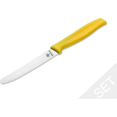 Böker 03BO009 Bread Knife, Plastic Bread Knife Blue Mat, Yellow, 21 x 2 x 1 cm 6 Units