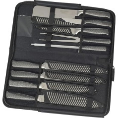 Ross Henery Professional Chef's Knife Set, Stainless Steel, Pack of 10